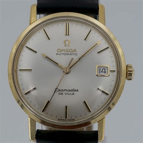 omega 18cct gold watch de ville bhp|omega de ville wrist watch.